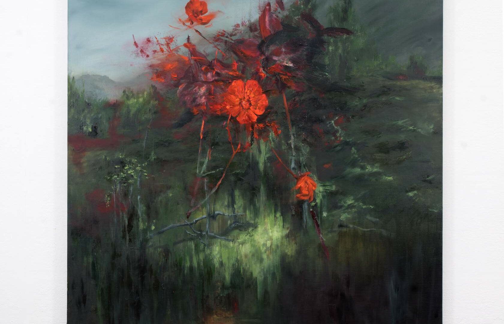 Joris Vanpoucke, When Mountains, 2020, Oil on canvas, 180 x 150 cm.